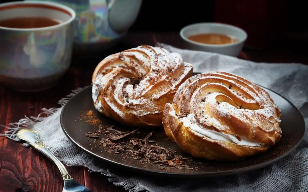 Photo Coffee and pastries